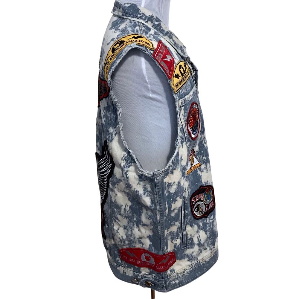Heritage by America NWT Vest Jean Jacket Men 3X - Picture 7 of 14